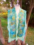 Nuno Felted Silk Scarf