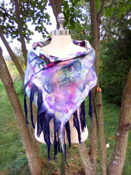 Nuno Felted Cotton Scarf picture