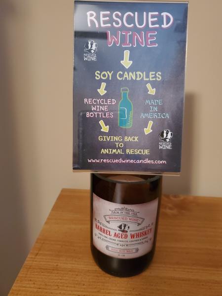Rescued Wine Barrel Aged Whiskey Soy Candle