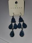 Navy Jewel Earrings