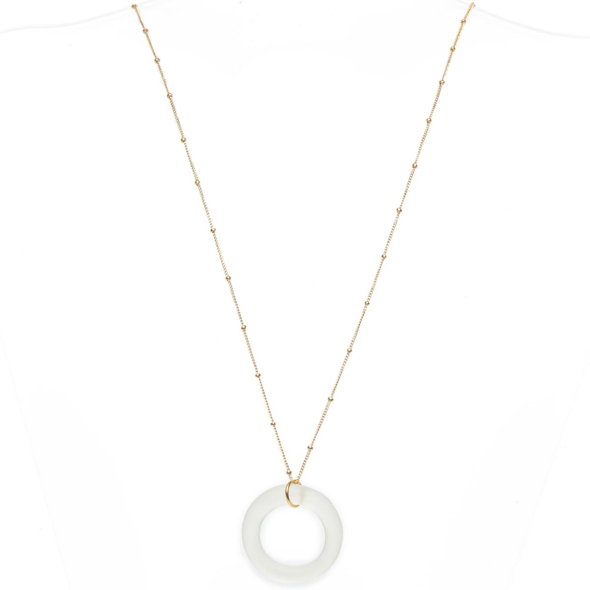 Recycled Bottle Seaglass Style Necklace | Gold | Perfect Stocking Stuffer picture