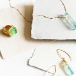 Mosaic Set Gold | Necklace, Earrings, Ring