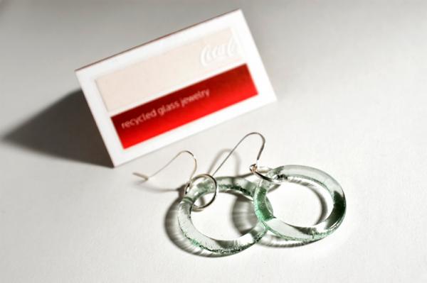 Small Coca-Cola bottle earrings picture