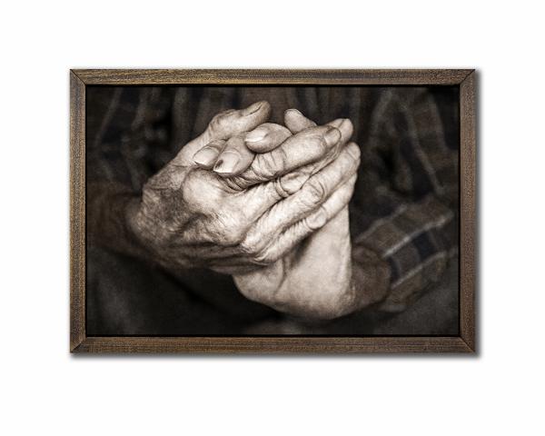 Hands - 12x18 Canvas (with Frame option) picture