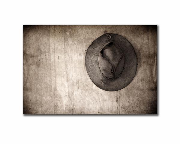 Hat - 12x18 Canvas (with Frame Option)