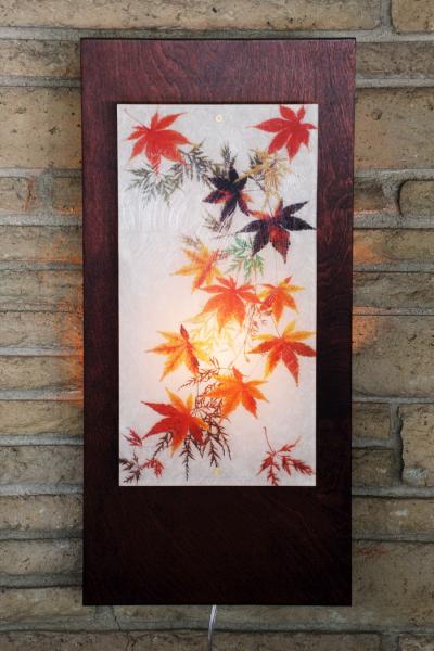 Single Tall Panel Sconce (Japanese Maples) picture