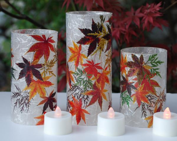 Japanese Maple Leaves eKandle Kuffs (Petite Set) picture