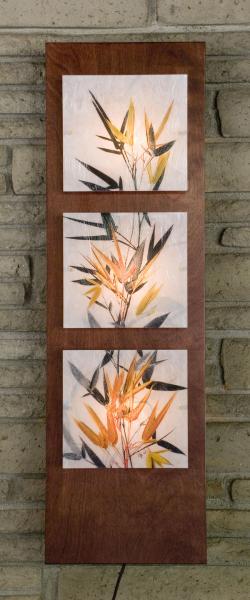 3 Panel Sconce (Bamboo)