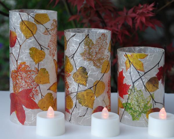 Fall Sticks and Leaves eKandle Kuffs (Petite Set) picture