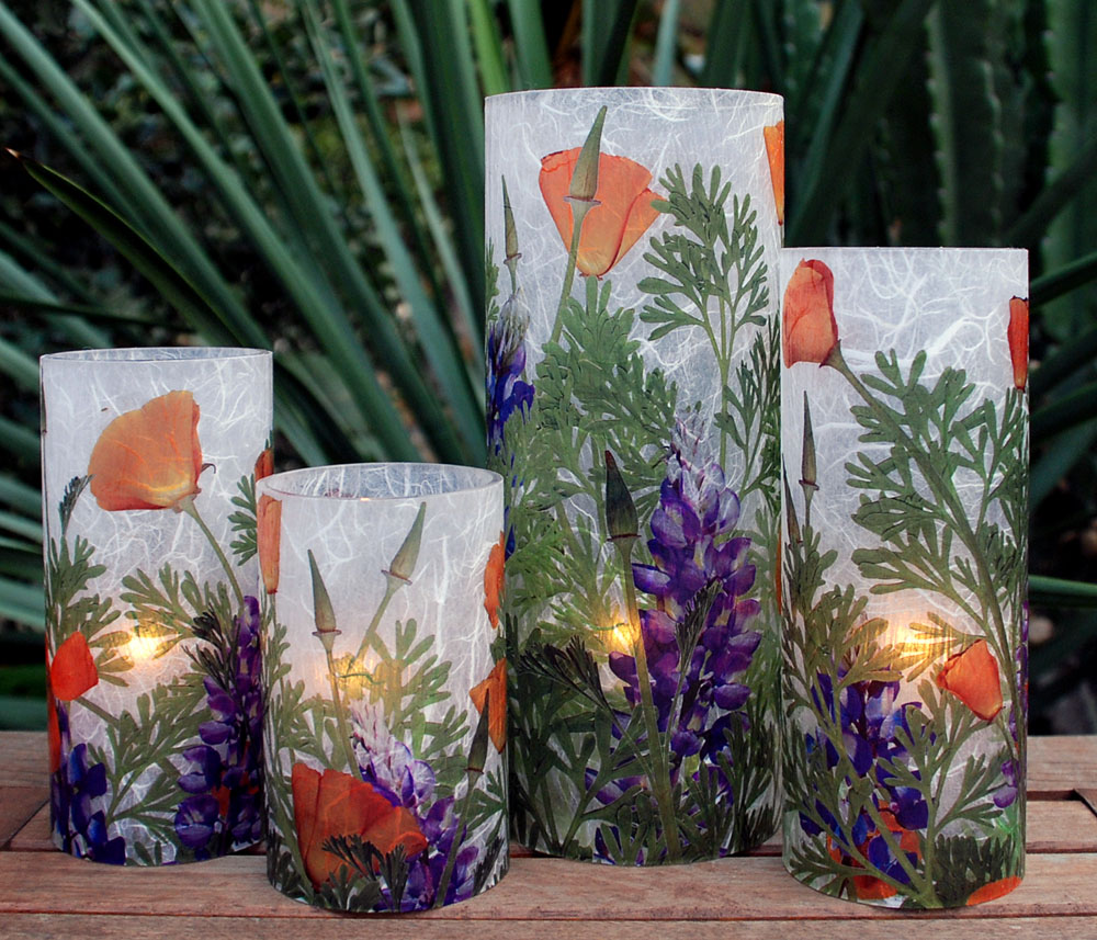 Poppies and Lupine eKandle Kuff (Small) picture