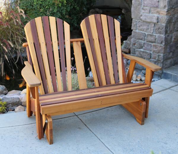 Adirondack Settee Glider picture