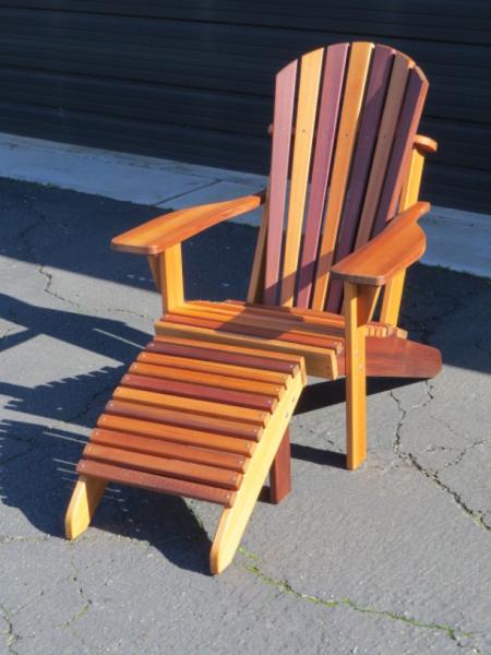 Adirondack Chair with Footrest