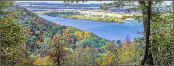 MISSISSIPPI RIVER BLUFFS - gallery-wrapped canvas • 8" x 12" • $40 / 12" x 30" • $120 picture