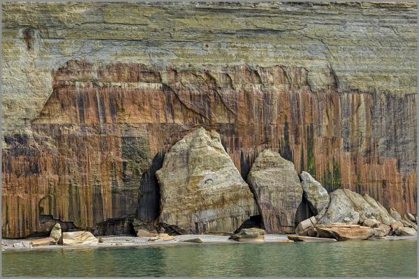 PICTURED ROCKS - gallery-wrapped canvas • 8" x 12" • $40 / 16" x 24" • $120 picture