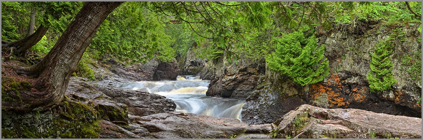 CASCADE RIVER - galley-wrapped canvas •  8" x 12" • $40 / 12" x 30 • $120