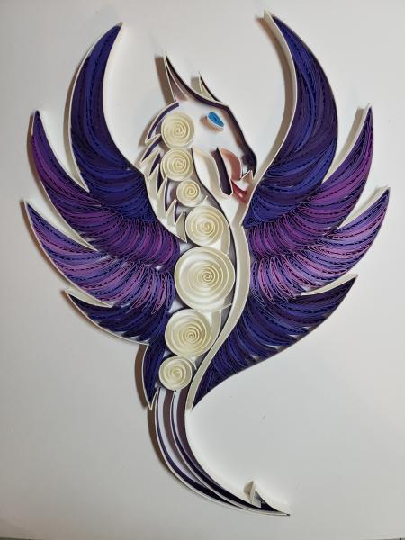 Purple Dragon Quilling