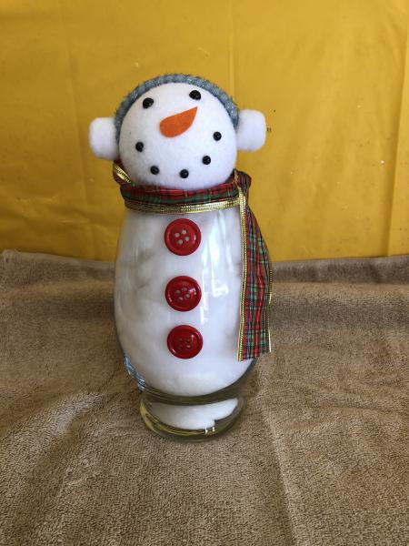 Snowman vase