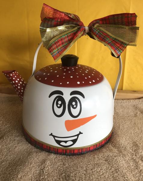 Snowman teapot picture