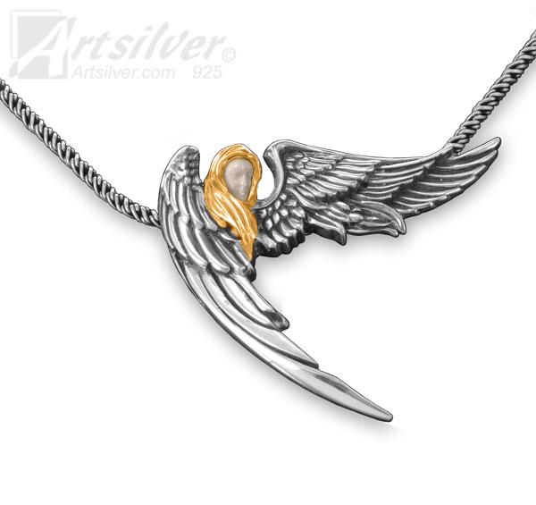 Guardian Angel Pendant Style KS116 picture