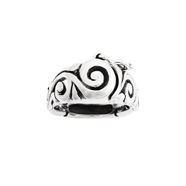 Hinged Scroll Pattern Top Opening Ring Style KS536 picture