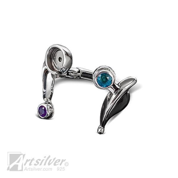 Hinged Art Nouveau Ring Style KS517 picture