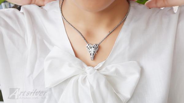 Multifor Two Tone Heart Pendant Style KS492 picture