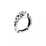 Hinged Scroll Pattern Top Opening Ring Style KS536