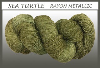 Sea Turtle Rayon Metallic