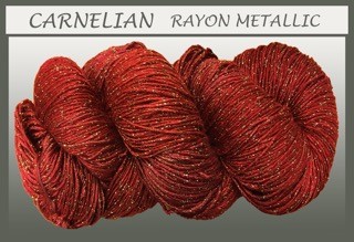 Carnelian Rayon Metallic