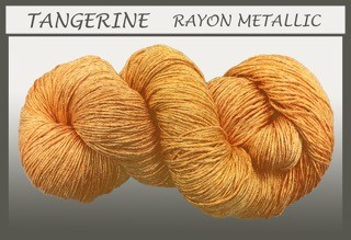 Tangerine Rayon Metallic
