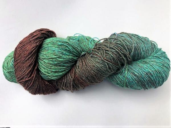 Turquoise Rayon Metallic