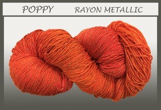 Poppy Rayon Metallic
