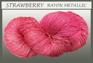 Strawberry rayon metallic