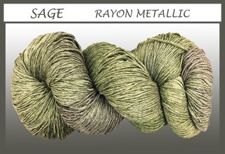 Sage Rayon Metallic