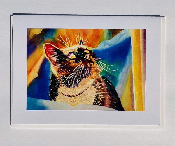 Blank Notecards "Cat - Eyes of Moonlight" picture