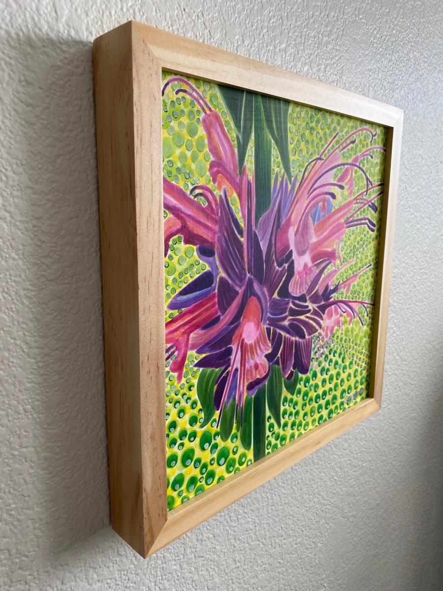 Original watercolor painting - Hummingbird Sage" picture