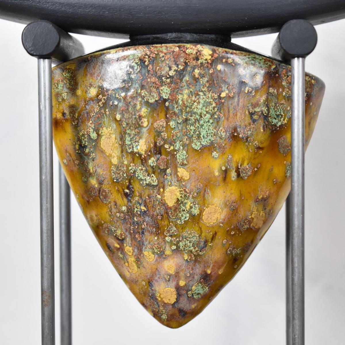 Pedistal Lamp- Arrow Vessel in Jeweled Embers picture
