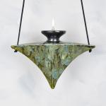 Deco Lamp in Lively Green Glaze