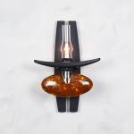 Sconce- Oval with Chimney in Advantura Glaze