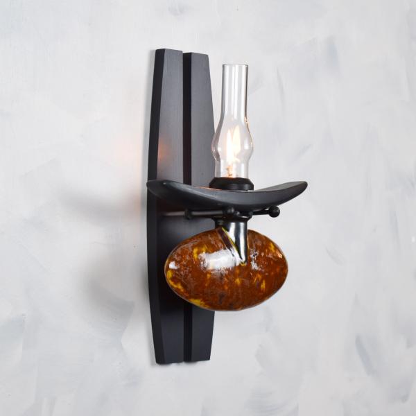 Sconce- Oval with Chimney in Advantura Glaze picture