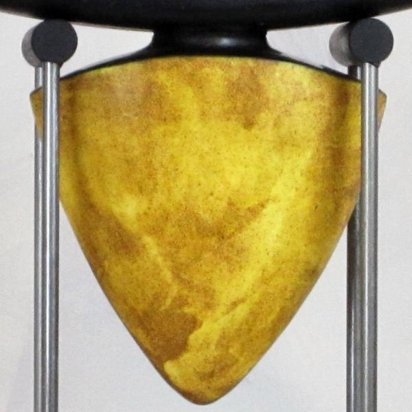 Pedestal Lamp- Arrow in Rustic Yellow picture