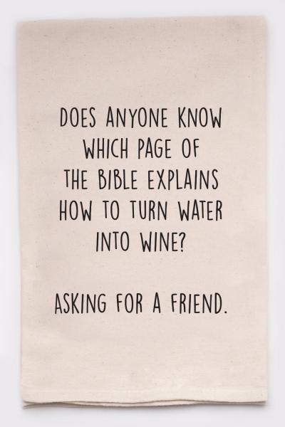 water into wine