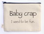 baby crap zipper pouch