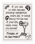 skinny or margaritas Swedish dishcloth