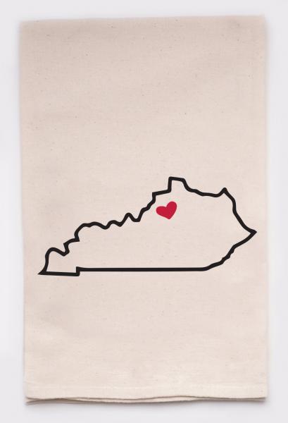 KY towel with heart pin