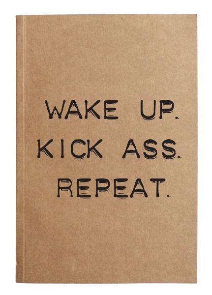 Wake up kick ass notebook picture