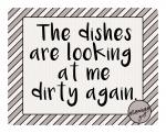 the dishes are looking at me dirty again Swedish dishcloth