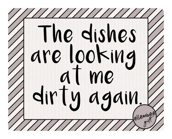 the dishes are looking at me dirty again Swedish dishcloth