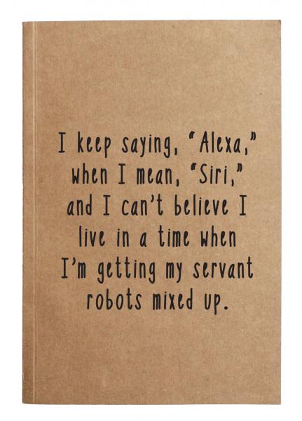 Alexa and Siri notebook