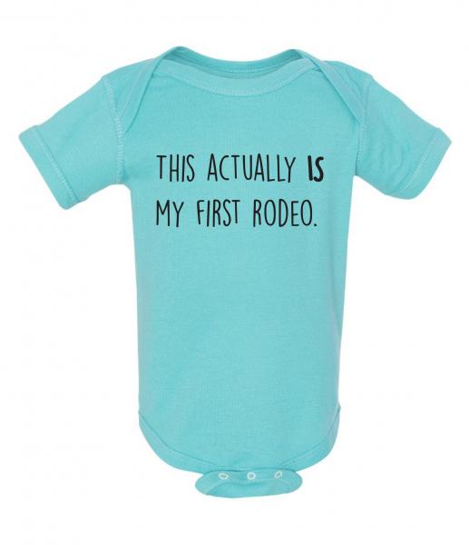 First rodeo onesie picture